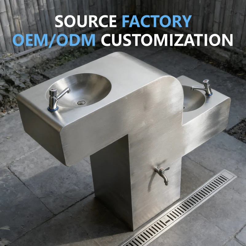 Potted Plants On StandsSTAINLESS STEEL FREESTANDING WASHBASIN Irregular Unique Design Pedestal Sink - Villa Hotel Use Factory Di