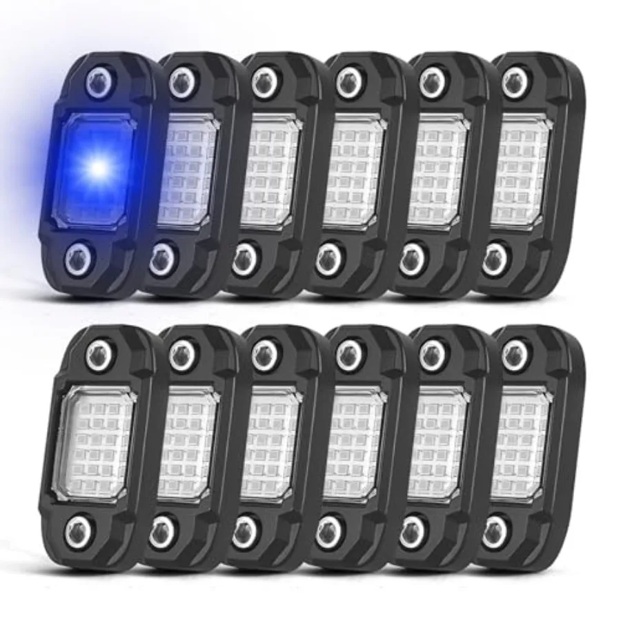 

Комплект из 12 светодиодных неоновых фонарей (24 LED-чипа) для подсветки днища грузовиков, внедорожников, квадроциклов и автомобилей, водонепроницаемый