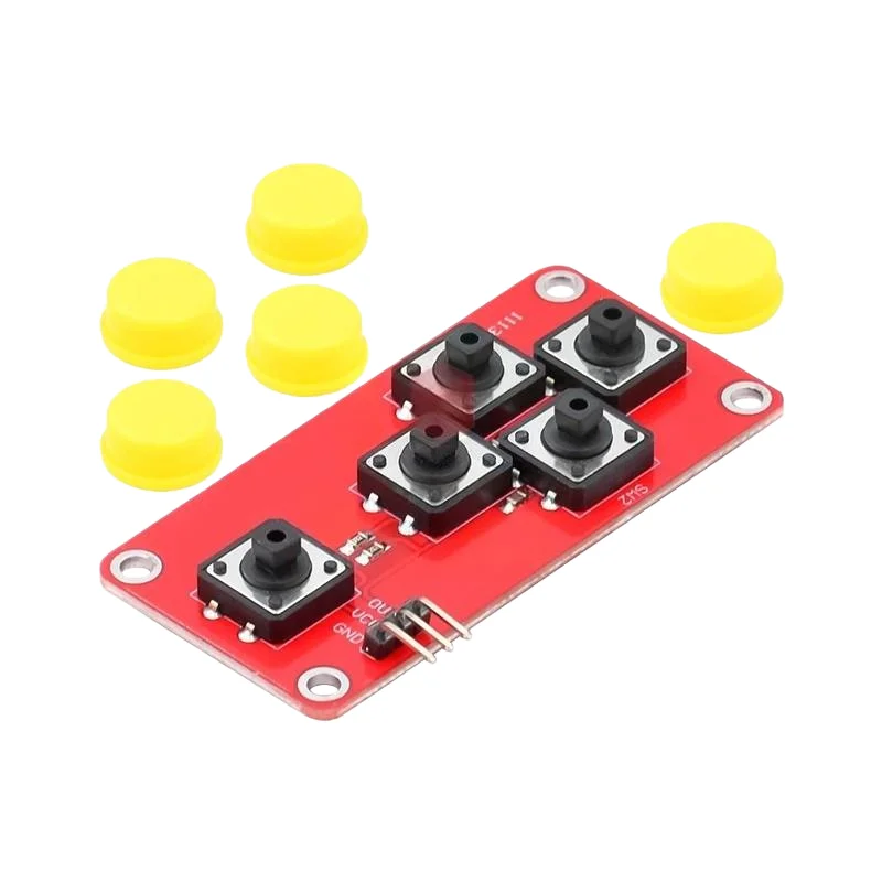 Elektronischer Baustein AD-Tastatur, ein simuliertes Tastaturmodul, das sich für die Verwendung als Spielknopf eignet. – Detail 2