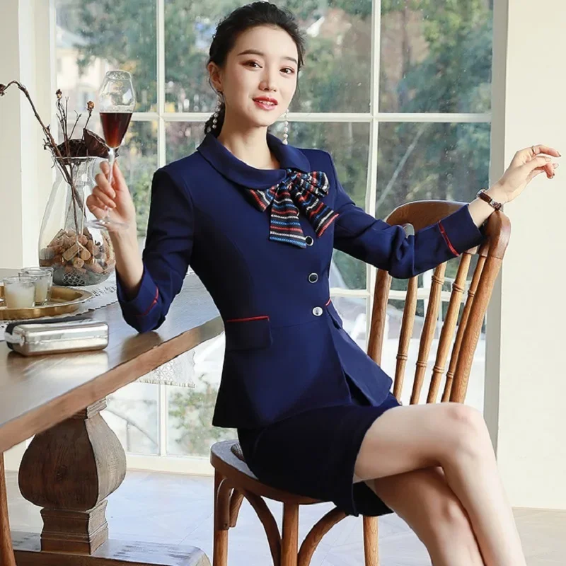 

Стойка регистрации отеля, кассир, рабочая одежда, женский косметолог, кейтеринг, предприятия, заклад, зал, прием, рабочая униформа, костюм