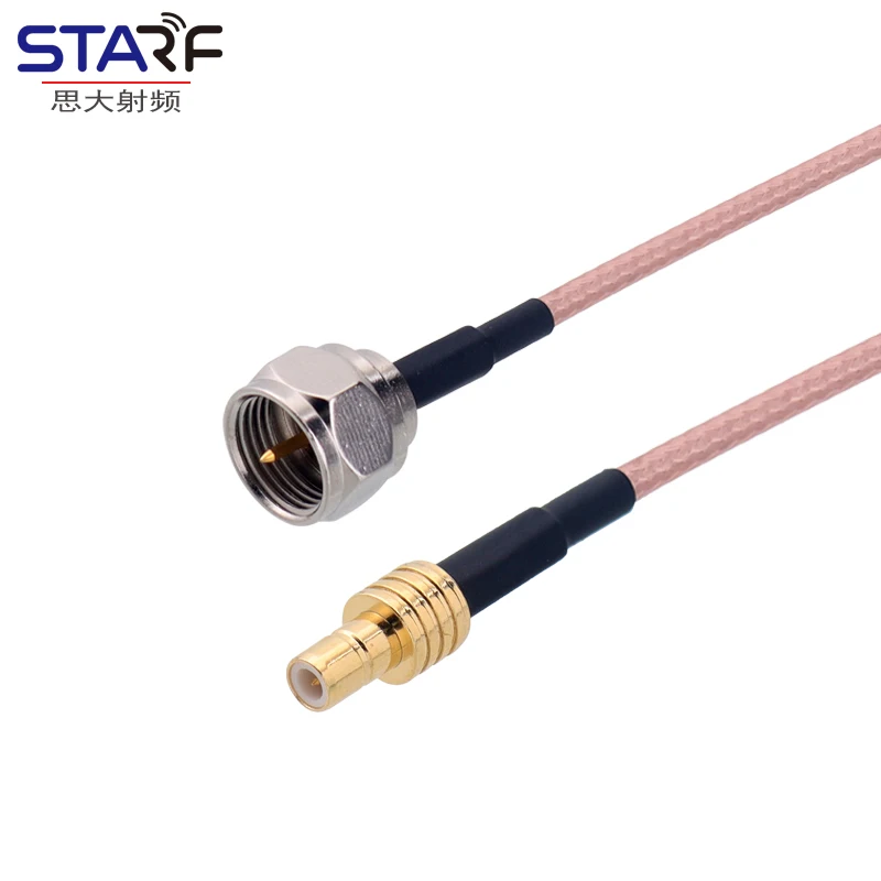 

RF F-type Male to SMB Male Signal Extension Cable with RG316 Coaxial High Frequency Jumper