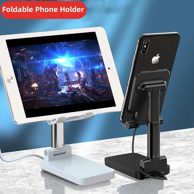 

Power Bank 10000mAh Foldable Phone Holder Charger Portable Charger Powerbank with Mobile Phone Holder Poverbank for iPhone iPad