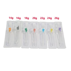 IV Catheter with Wings and Injection Port IV Catheters Sterile I.V Cannula with BD Instaflash Needle for Animals