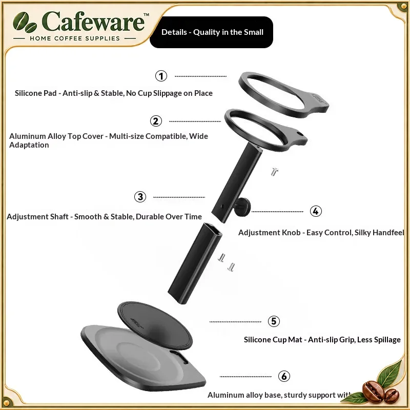 cera-sd02-portable-pour-over-coffee-stand-adjustable-aluminum-alloy-non-slip-holder-for-indoor-outdoor-camping-coffee-brewing