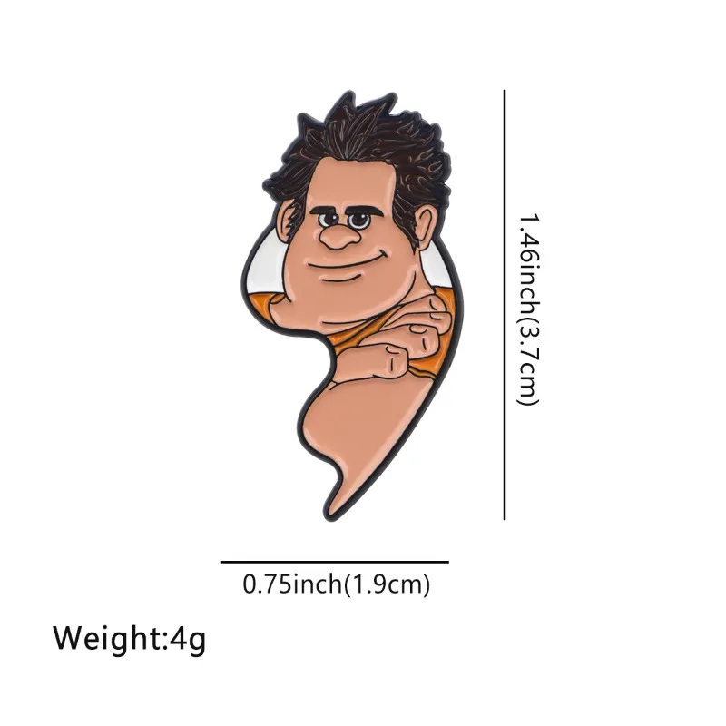 Anime Wreck-It Ralph Spilla Divertente Vanellope Von Schweetz Smalto Spille Zaino Abbigliamento Distintivo in metallo Accessori 2 Pz/set