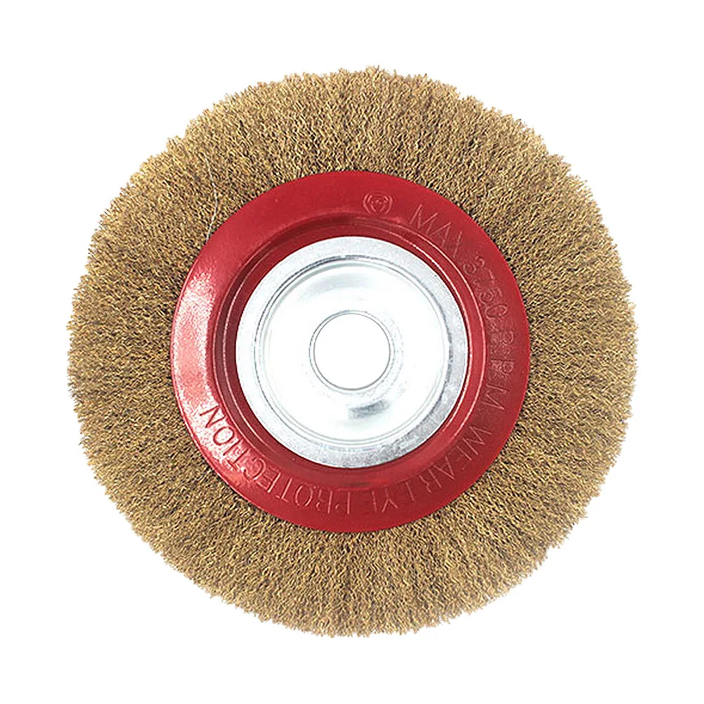 

8 Inch Polishing Wheel Metal Cleaning Electric Drill Grinder Rust Steel Wire Steel Brush For Rotary Tools Brush Removal Tools
