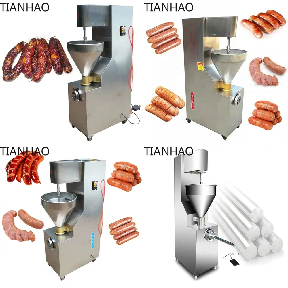 Sausage Filler Machine for Home Kitchen Use Chorizo Stuffing Equipment Ham Making Tool Meat Processing Device for DIY Sausage