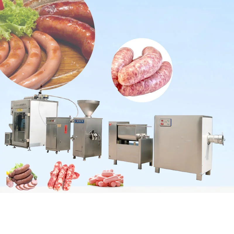 Support Customized Industrial Automatic Sausage Stuffer Filling Making Machine for Customzied Sausage Production Line