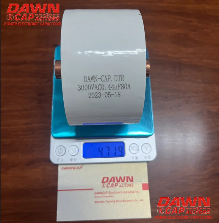 DAWNCAP DTR  0.44UF  3000VAC 80A  Resonant  Capacitor   93*55MM  M8