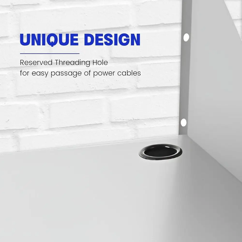 Rak Dinding Stainless Steel 15x20 Inci untuk Microwave Berat, Ideal untuk Dapur, Restoran, dan Hotel