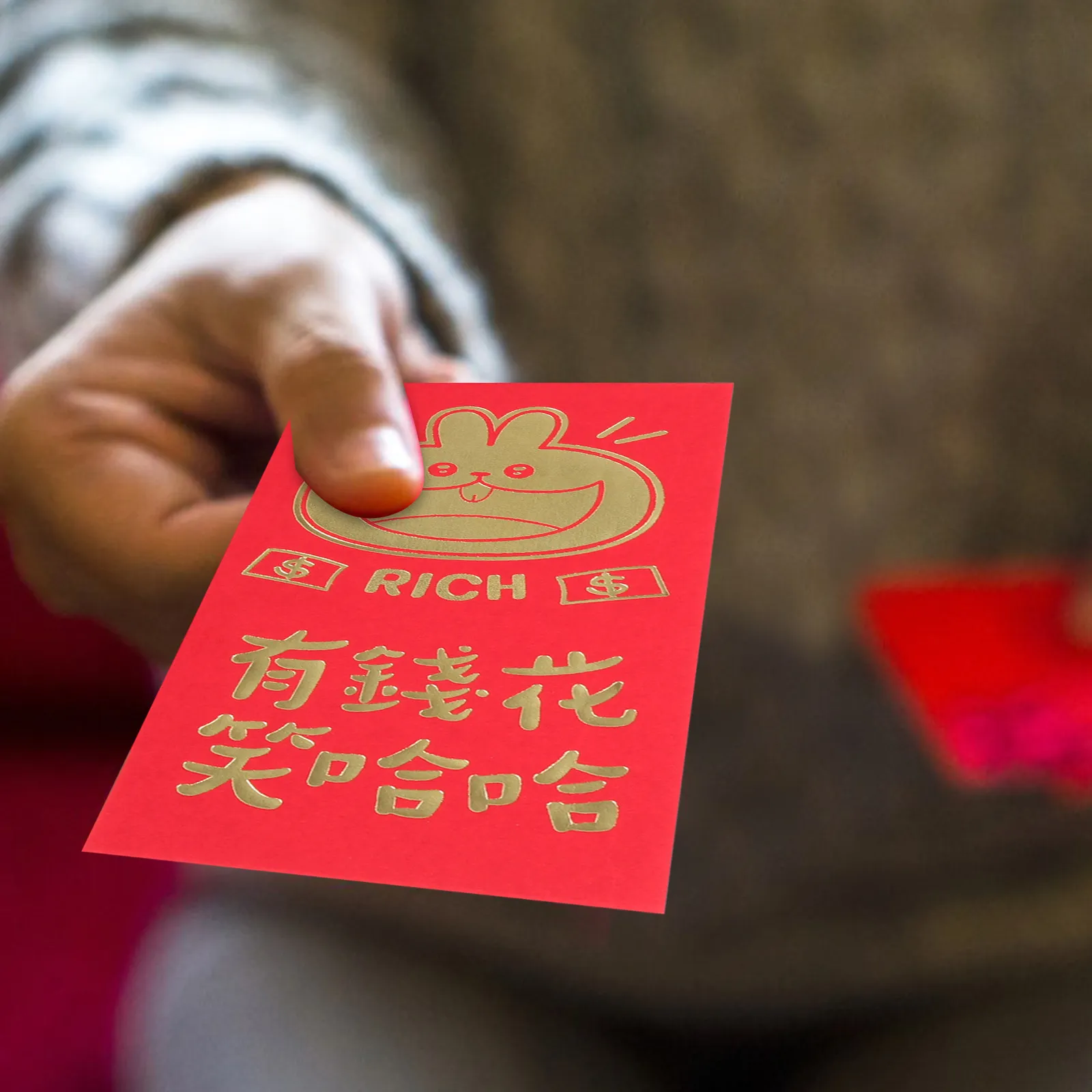 

30Pcs Red Envelope Hot Stamping Rabbit Year Cartoon Red Packets Chinese New Year Money Pouches Festival Art Decoration 2023 Luck