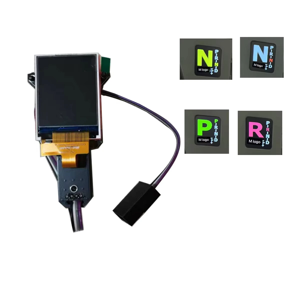 LED LCD Gear Position Display Shift Handball for BMW E90 E91 E92 E93