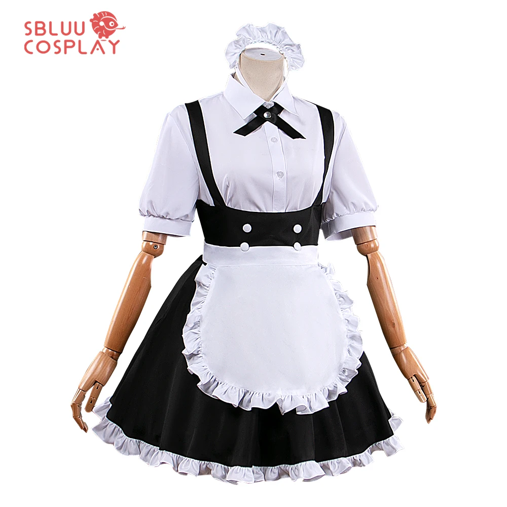 SBluuCosplay Cuộc Gọi Của Đêm Cosplay Nazuna Nanakusa Cosplay Trang Phục Hầu Gái Trang Phục Yofukashi Không Có Uta No Cosplay Tóc Giả