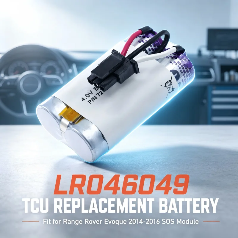 LR046049 T4N2591 Replacement TCU Battery for Range Rover Evoque 2014‑2016 Telematics SOS Emergency Module Spare Part
