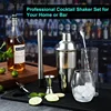 6/9pcs Stainless Steel Cocktail Shaker Bartending Tools Bartender Kit Martini Sharker Drink Mixer Set 4 6/9pcs Stainless Steel Cocktail Shaker Bartending Tools Bartender Kit Martini Sharker Drink Mixer Set 4