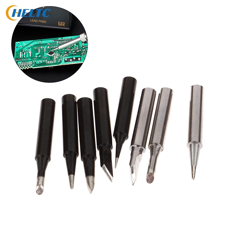 

3/5PCS Universal 936 937 938 For Soldering Station Solder Iron Welding Tip Head Top Sting BGA Lead-free Tools I/K/B/3C/2.4D