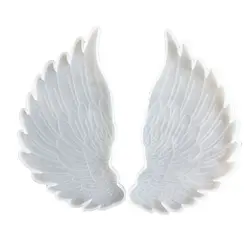 2x/set Angel Wings Molds Left & Right Wings Epoxy Resin Casting Silicone Mold for Jewelry Tray Table Ornament