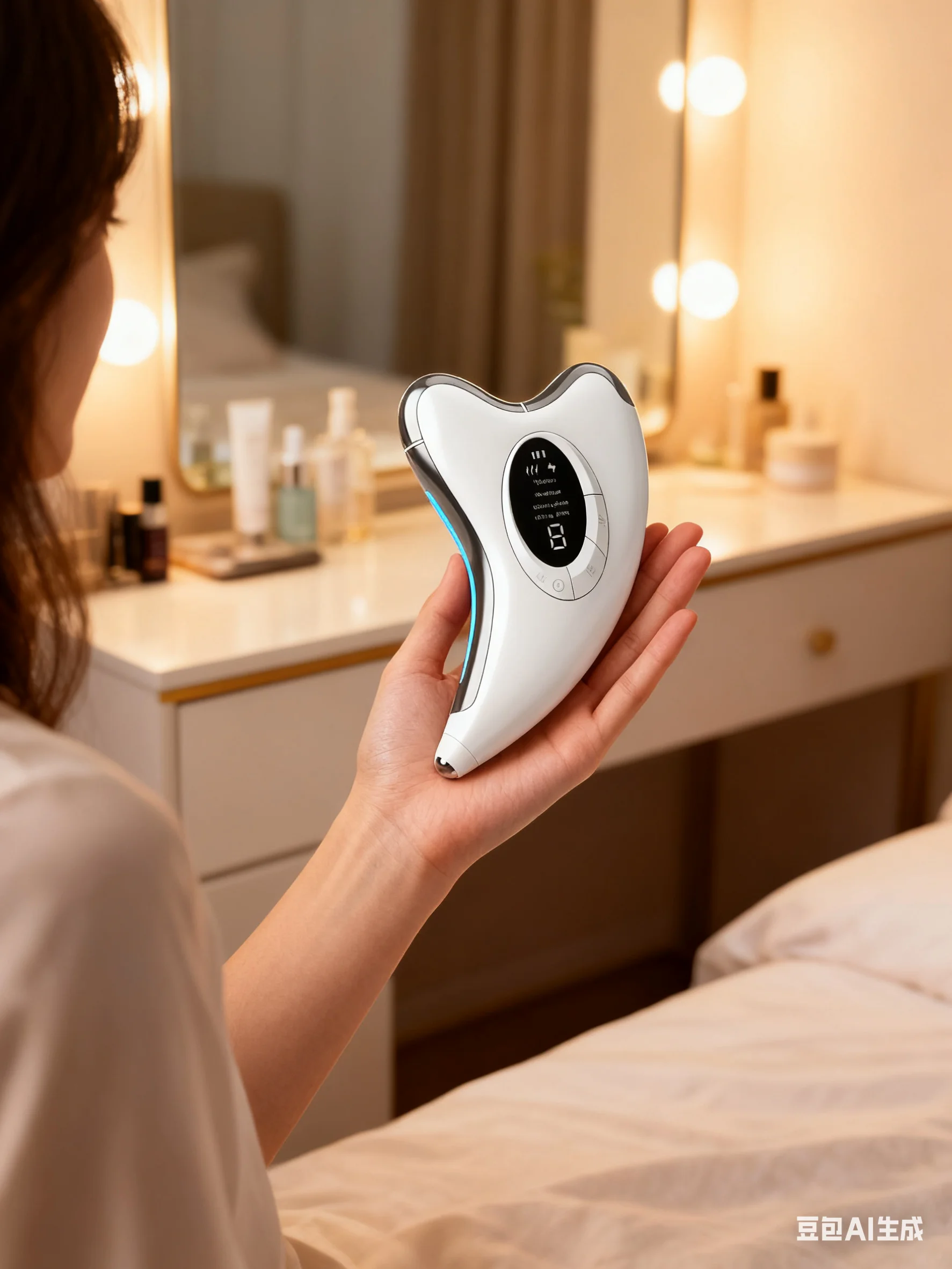 Microcurrent Portable Home Use USB Rechargeable Cordless High Frequency Facial Wand Beauty and Skincare Wrinkle Reducing Device