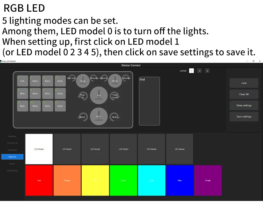 3 Modi, 12 Tasten, mechanische Tastatur, 4 Knöpfe, individuelle Programmierung, Makro-Gaming-Tastatur, RGB, Bluetooth, 2,4 G, USB, kabelgebundene Tastatur für PS – Detail 12