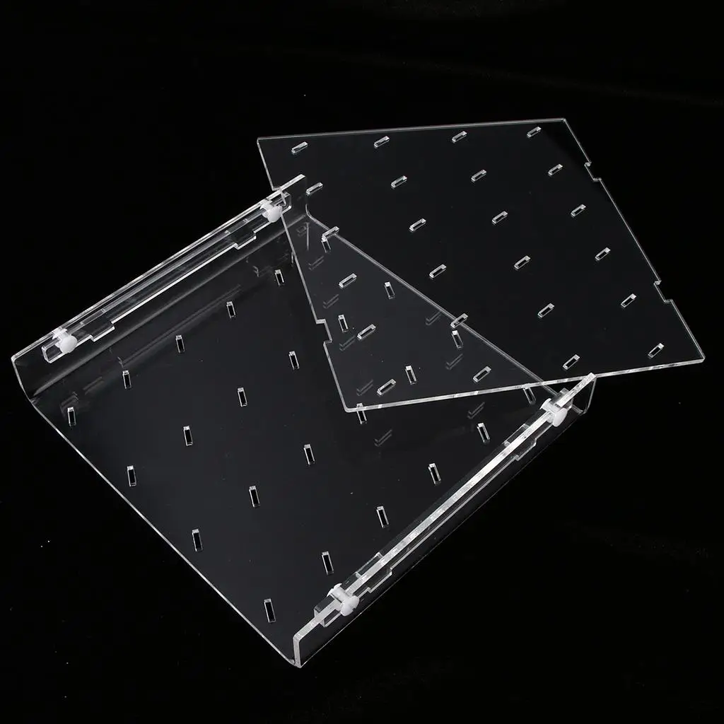 Acrylic Ice Sucker Stand Base Shelf 24 Holes Easy Clean Display Rack DIY Setup for Party Restaurant Events