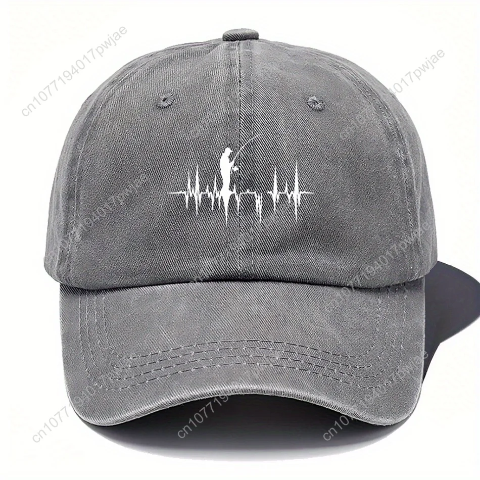 قبعة بيسبول كلاسيكية بنمط صيد صامت، قبعة خفيفة الوزن مناسبة لصيد الأسماك في الهواء الطلق. #5