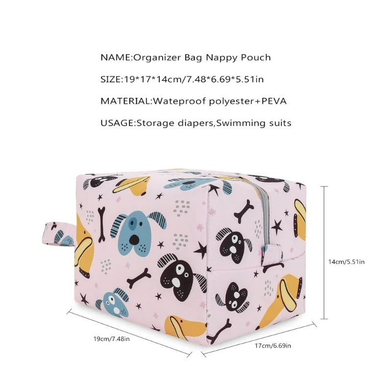 Diaper Bag Hanging Bag Storage Bag Outdoor Nappy Laundry Bag for Infant Portable