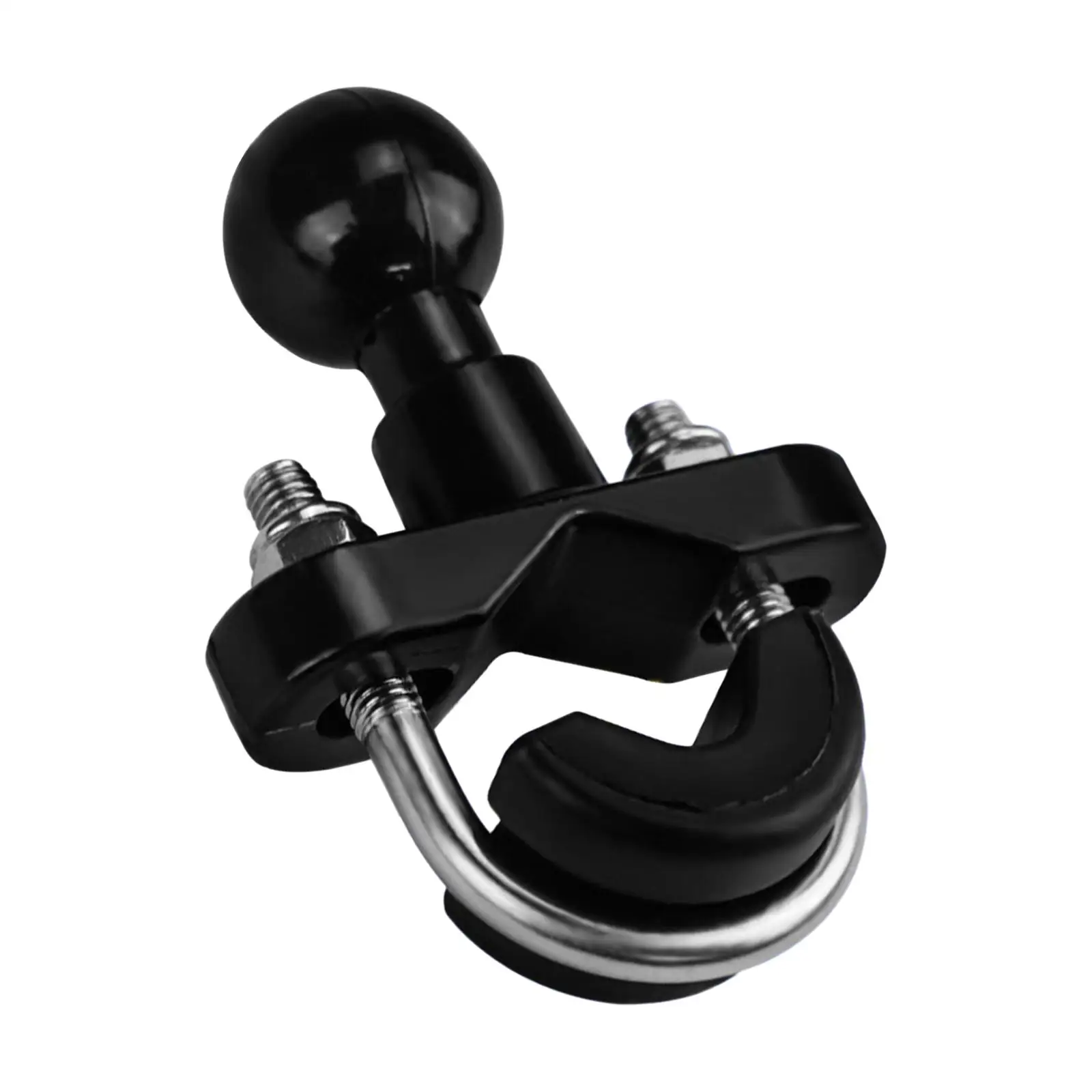 Motorcycle Handlebar U Bolt Mount Base Kit Accessories 2.2cm Ball Clamp Bracket for Motorbike Phone Holder Easily Install