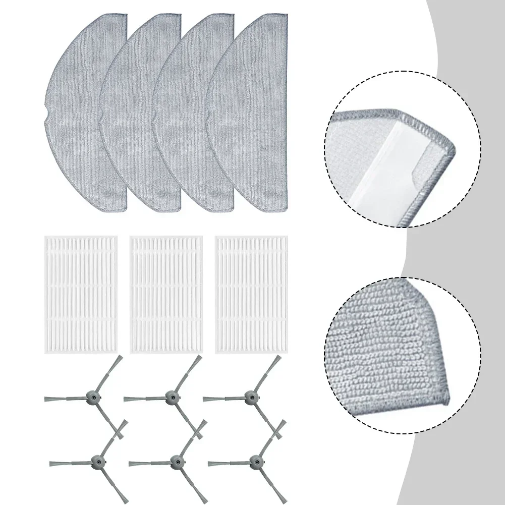 For Haier HSR Home For M3 Robot Vacuum Cleaner Side Brush HEPA Filter Mop Pads Cleaning Tools Home Appliance Parts