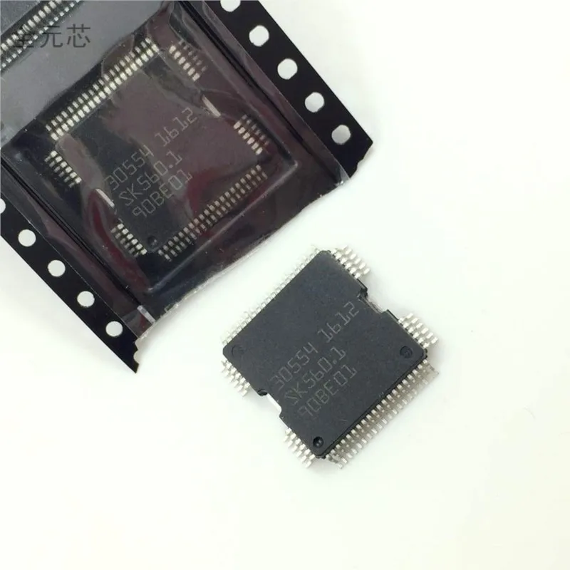 100% Chips originales de 1 pieza 30554 QFP64 ME9.7 ECU driver para Audi/Mercedes IC de coche, cuerpo de la computadora, controlador de potencia IC chip