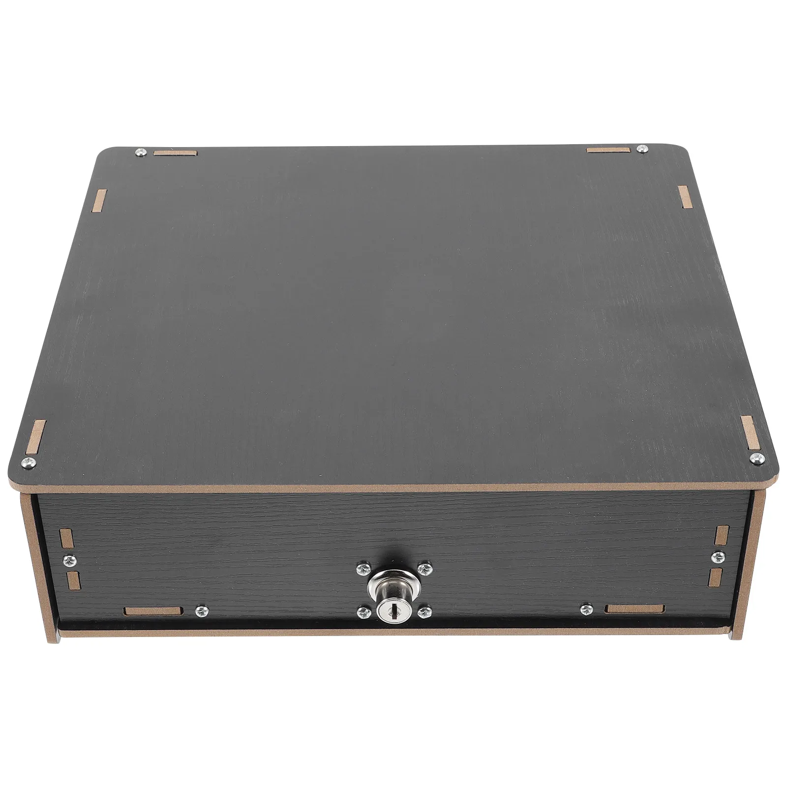 

Премиальный деревянный многосекционный денежный ящик-органайзер для розничных магазинов, супермаркетов, офисов, настольный контейнер для хранения денег и монет