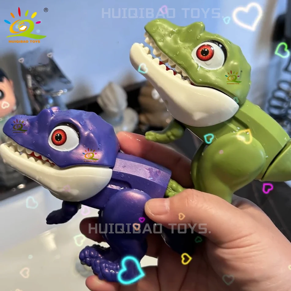 2025 子供漫画恐竜水鉄砲ピストル射撃おもちゃ夏の屋外遊び水動物スポーツビーチのおもちゃ男の子大人