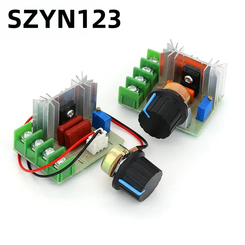 Regulador de tensão scr ac 220v 2000w, reguladores de escurecimento, controlador de velocidade do motor, termostato, módulo regulador de tensão eletrônico Javino