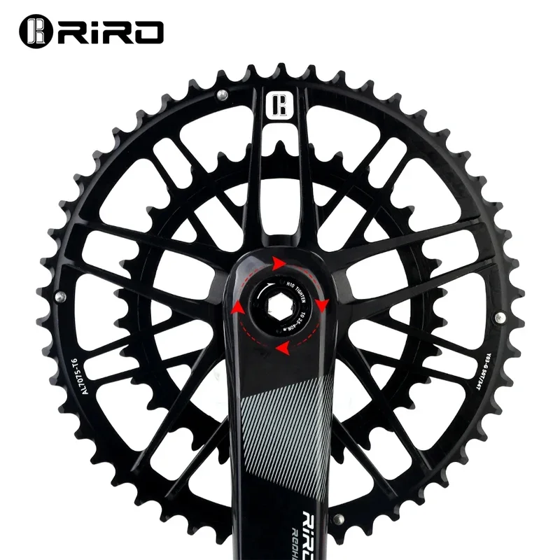 RIRO Road Bike Chainring CNC Direct Mount Narrow Wide Chainwheel Ultra-light AL7075-T6 Aluminum Alloy Bicycle Disc MTB Parts