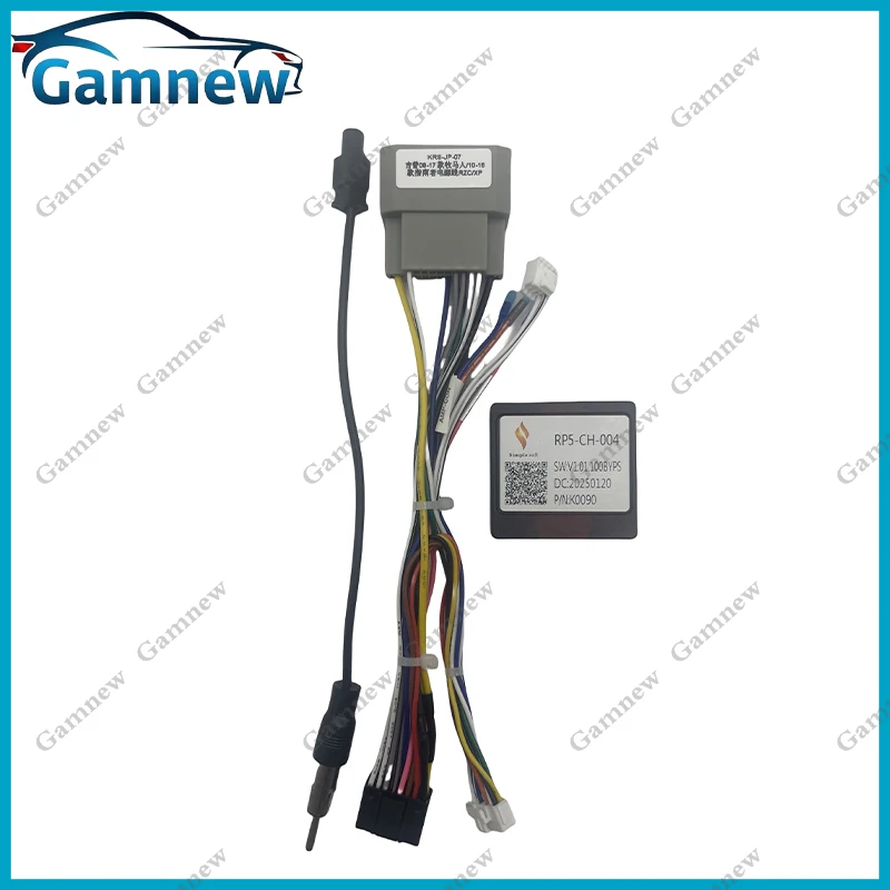 Car Wire Harness Adapter Canbus Box For Jeep Wrangler Cherokee Compass Grand Patriot Dodge Caliber Voyager RP5-CH-004