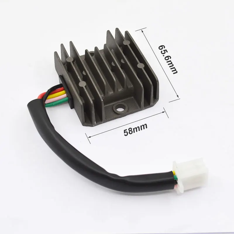 Motorcycle 5 Wire 12V Voltage Regulator Rectifier For GY6 KYMCO Zing 125cc 150cc Motorcycle Boat Scooter taotao spare parts