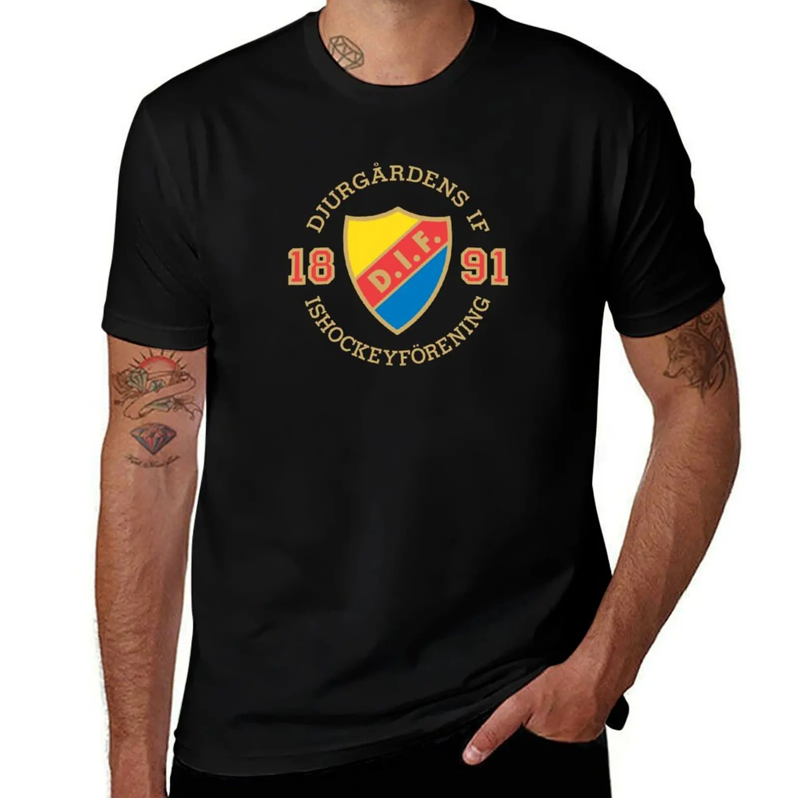

Djurgardens IF Hockey T-Shirt t shirts designer t shirt man designer man tshirt T-shirt