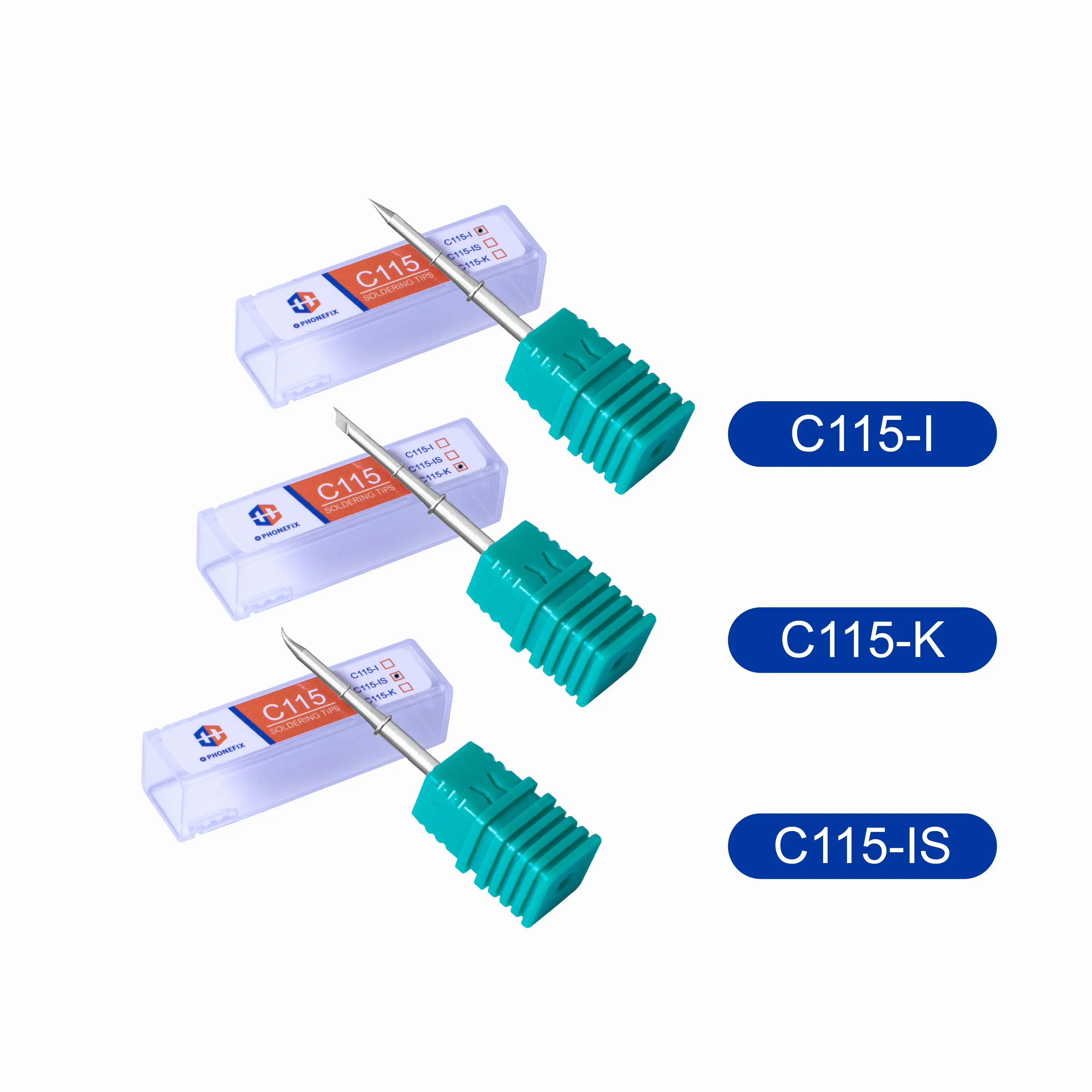 Jbc NT115-Aのはんだ付けチップ、nanoハンドルカートリッジヘッド、Guston t36、t3602、i2c、c115、はんだ付けステーションdiyキット、oem c115シリーズ