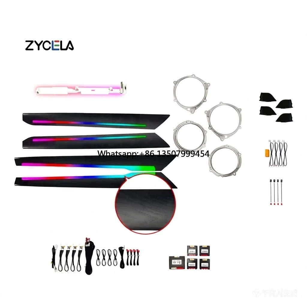 for Lexus RX AL20 2016-2022 Active LED Ambient Light Symphony 64 Color Smart Flowing Auto Lighting 12V