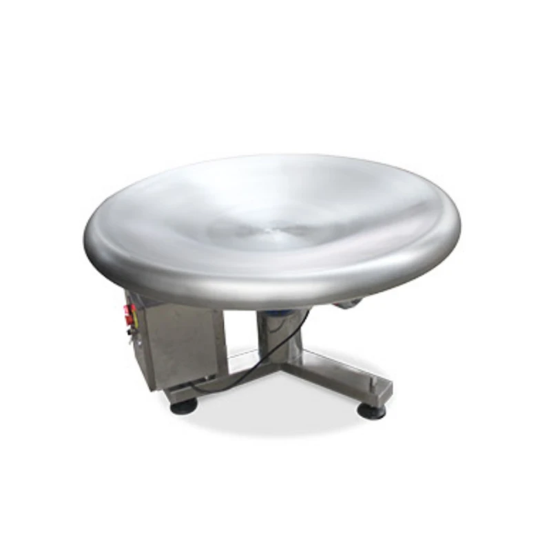 

1.2m 1.5m 360 degree adjustable electric rotating table Rotary round sorting Accumulating Table for Packing Industry