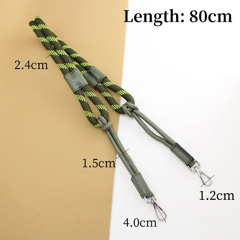 TINBERON Bag Straps For Luxury Mini Bag Handbag Shoulder Strap Fashion Hand-woven Rope Shoulder Strap 80cm Long Straps for Bags