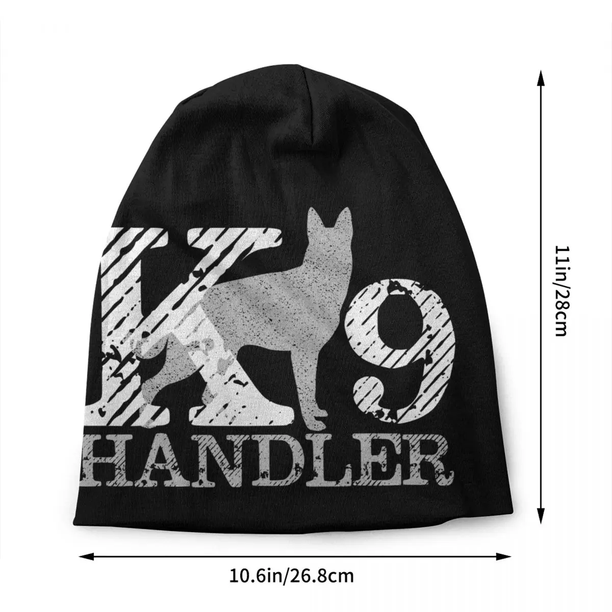 K9 Handler Dog Skullies Beanies Caps For Men Women Unisex Fashion Winter Warm Knit Hat Adult Belgian Malinois Bonnet Hats