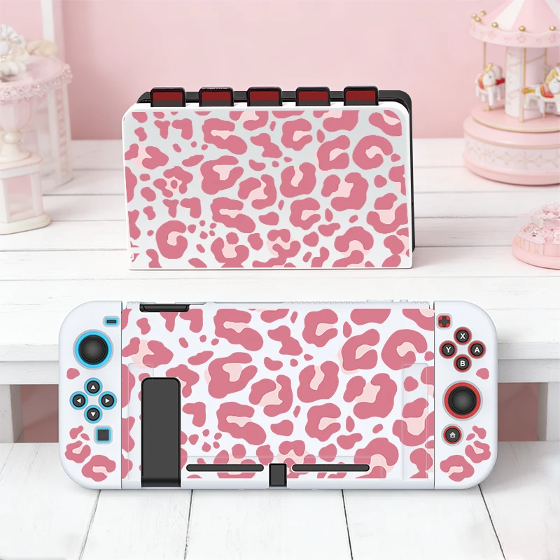 

Защитный чехол для коммутатора с док-станцией, слотом для карт, вмещает 5, игровые карты, дизайн двойного назначения, защитный чехол для игровой консоли.