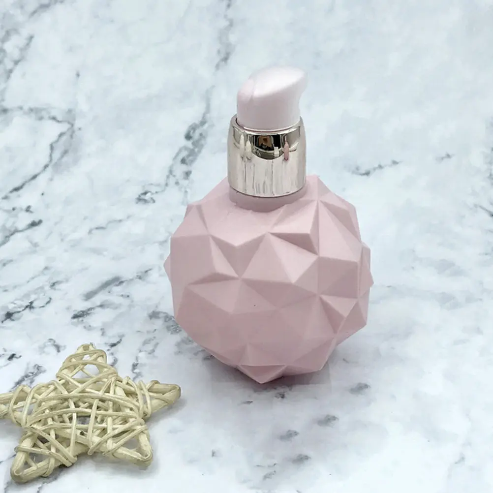 

Набор из 6 многоразовых пустых флаконов в форме дуриана, розовые пластиковые флаконы с дозатором для крема для рук, лосьона, сыворотки, увлажняющего средства