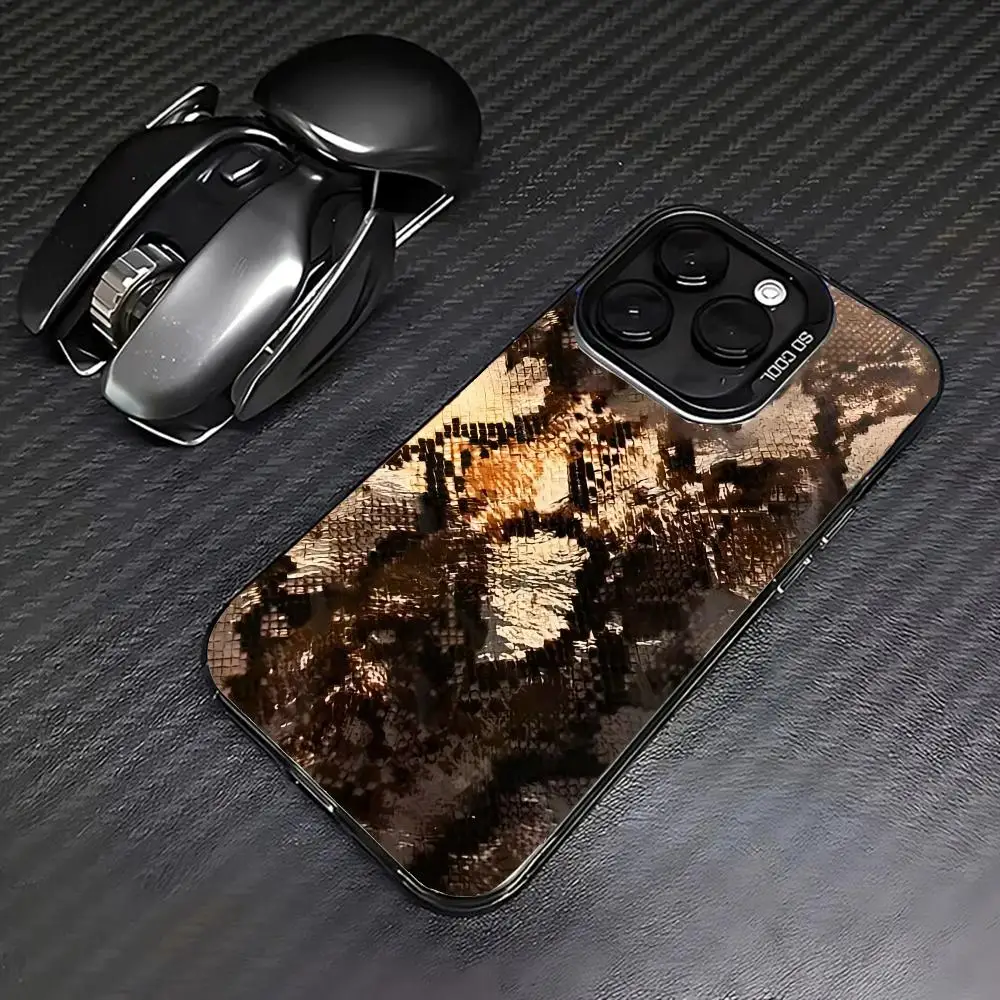 

Персонализированный чехол для телефона со змеиным узором, подходит для iPhone 17, 16, 15, 14, 13, 12, 11 Pro/Max/Plus, защита от падения и ударов