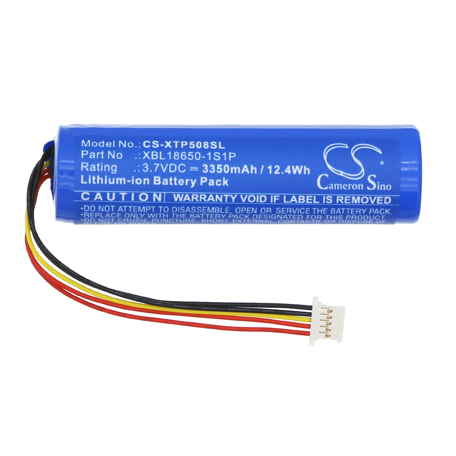 CS Replacement Battery for XTOOL InPlus IP508,IP508S Scan Tool PN:XBL18650-1S1P 3350mAh / 12.4Wh