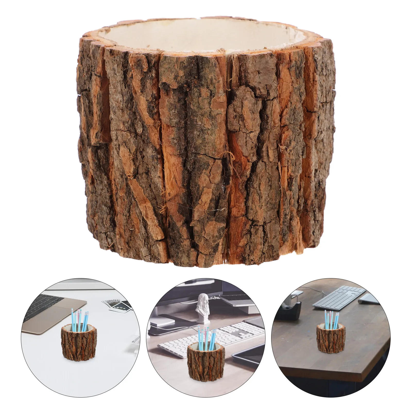 

2 шт., держатель для ручек в винтажном стиле, деревянный настольный органайзер, стакан для карандашей, многофункциональный настольный ящик для хранения, офисный аксессуар