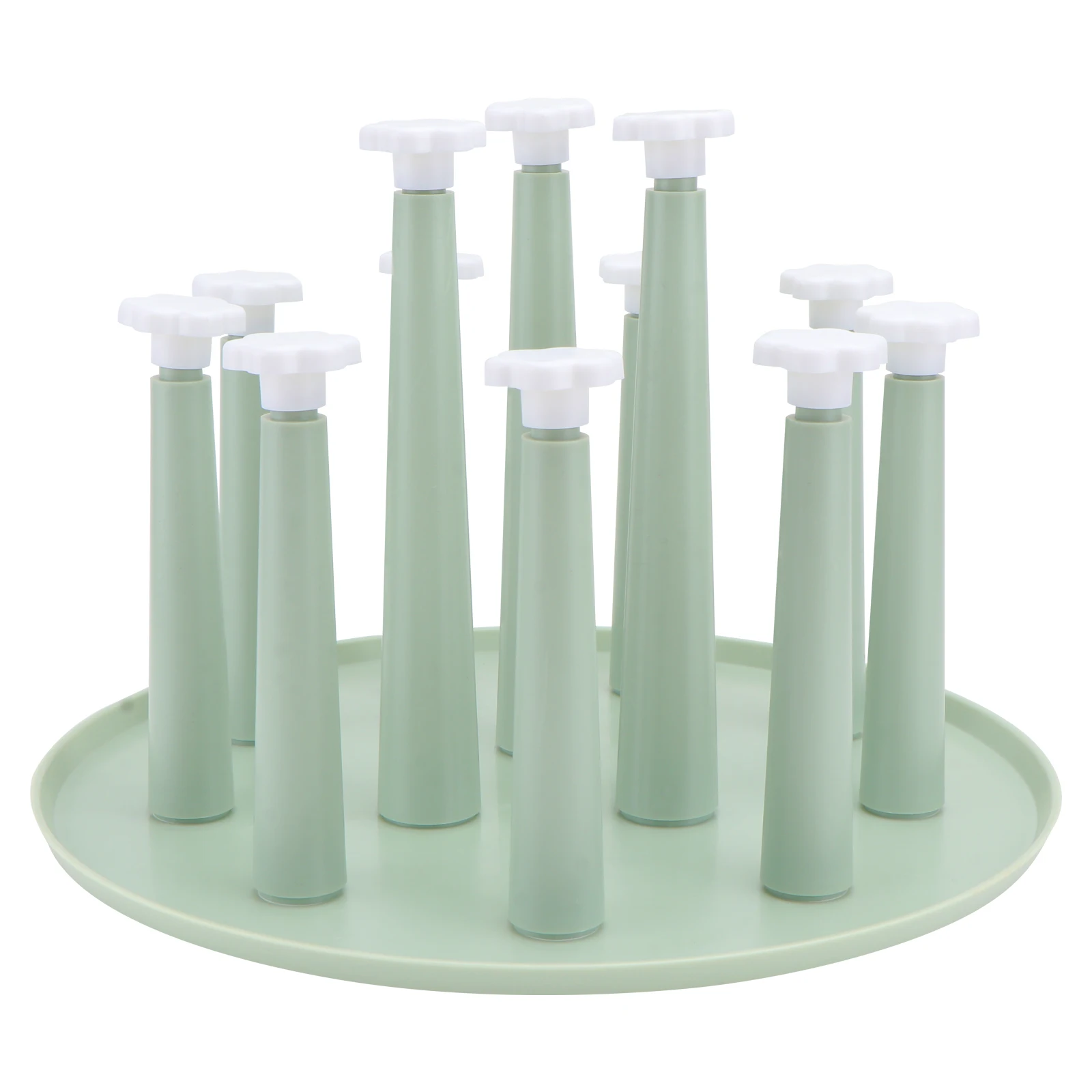 

1pc Glass Storage Rack Cup Draining Tray Holder Plastic Material Practical Home Kitchen Bar Office Use