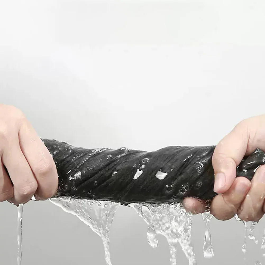 

20Pcs Kitchen Dish Towels Highly Absorbent Cleaning Cloths Black 30x30cm Multipurpose Rags Car Window Bathroom