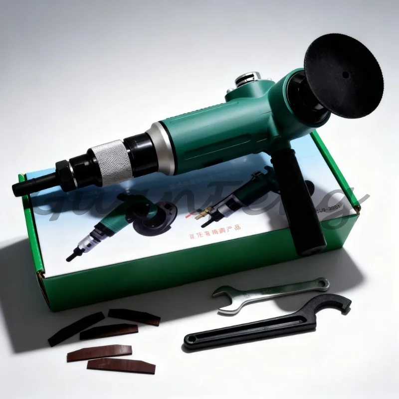 Water‑Cooled Pneumatic Stone Grinder, Wet Water Polishing Machine, Pneumatic Grinding Tool for Marble & Natural Stone Processing