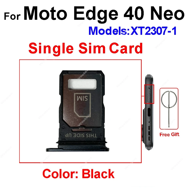 For Motorola MOTO Edge 40 Neo 40 Pro XT2303-2 XT2307-1 SIM Card
